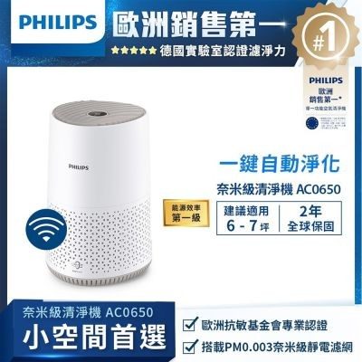 PHILIPS 飛利浦 奈米級空氣清淨機 AC0650