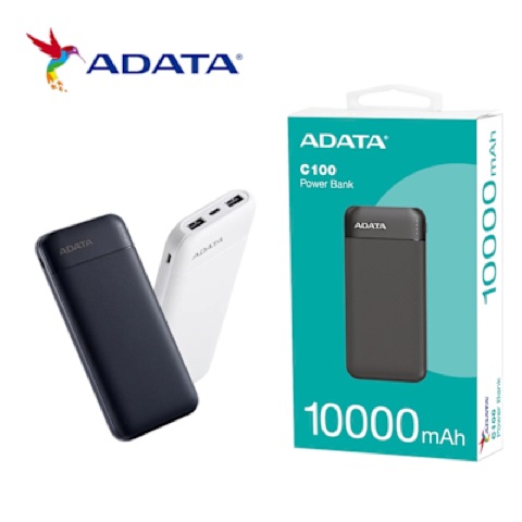 ADATA 威剛 薄型輕量極速快充行動電源 C100